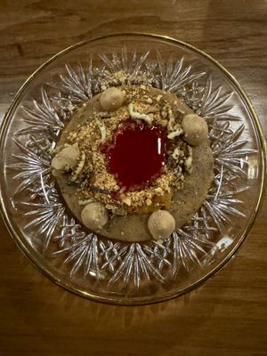 Savory dessert with carrot  at Archipelago in Seattle