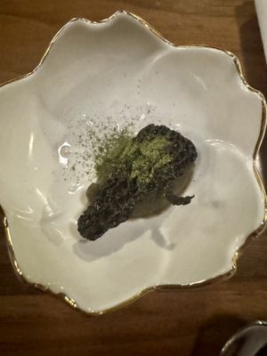 Morel mushroom #Veganuary at Archipelago in Seattle