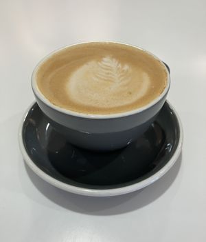 Decaf latte with oat milk at FRGMNT Coffee - EP in Eden Prairie