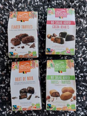 Vegan Belgian praline chocolates at Färm in Brussels