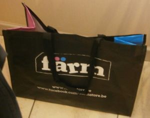 Grocery bag from Farm at Färm in Brussels
