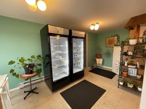 Fridge with goodies  at Vibrant Life in Moncton