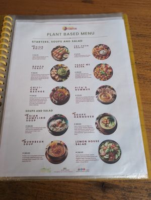 Menu at Lemons and Tomatoes in San Vicente Palawan