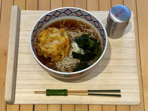   at Vegan Soba Tokyo Ayler in Tokyo