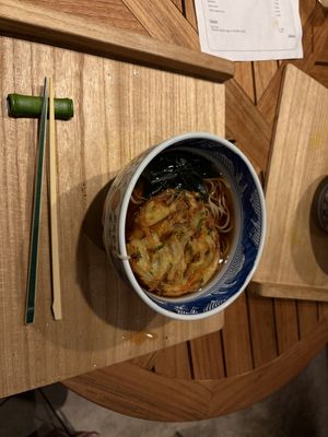   at Vegan Soba Tokyo Ayler in Tokyo