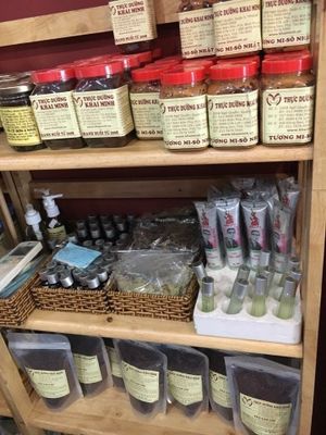 More of the products including some kind of cosmetics (I think).  at Khai Minh 1 in Ho Chi Minh City