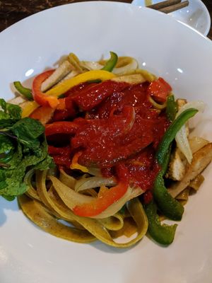 Central Vietnam fried noodles at Khai Minh 1 in Ho Chi Minh City