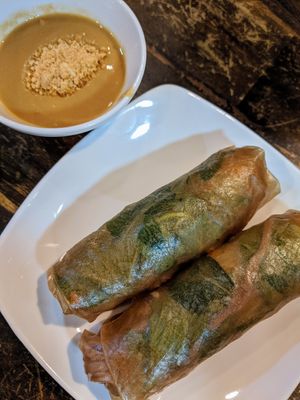 Salad rolls at Khai Minh 1 in Ho Chi Minh City