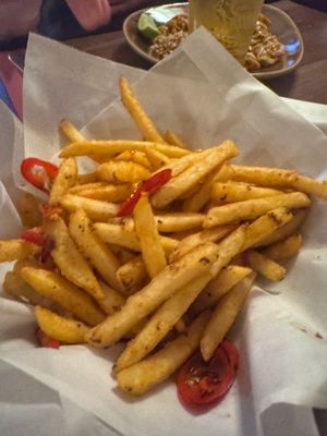 Loaded fries   at Thairiffic Restaurant in Glasgow