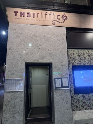 Outside   at Thairiffic Restaurant in Glasgow
