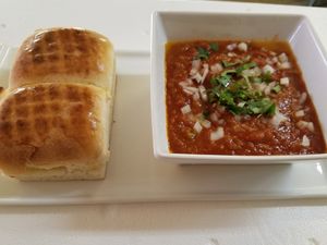 Pav Bhaji (mixed Veg Stew with toasted buns)  at Bombay Food Junkies in St Louis