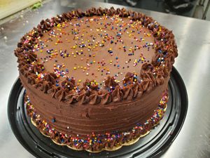 Chocolate Cake with Choc Frosting at Bombay Food Junkies in St Louis
