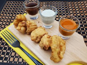 GlutenFree Cauliflower Bites at Bombay Food Junkies in St Louis