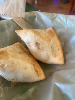 Samosa  at Bombay Food Junkies in St Louis