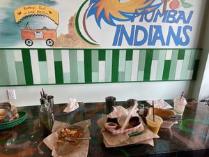 We had everything 🤤  at Bombay Food Junkies in St Louis