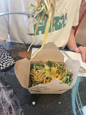 Food was too fire to get a good photo   at Bombay Food Junkies in St Louis