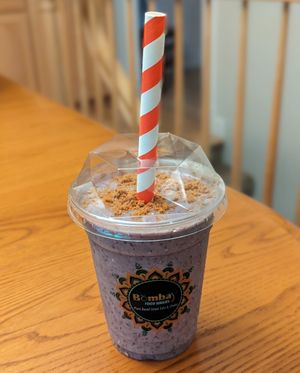 Blueberry pie shake at Bombay Food Junkies in St Louis