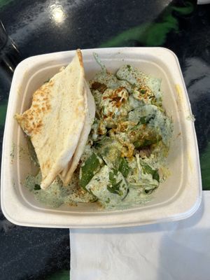 Chickn Tikka Bowl  at Bombay Food Junkies in St Louis