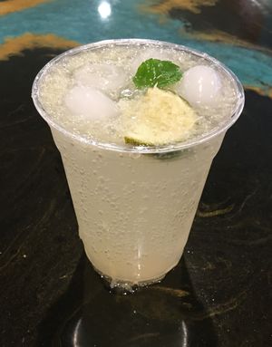 Fresh lime soda. Every sip a delight. at Bombay Food Junkies in St Louis