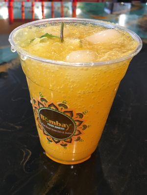 Fresh mango soda. Every sip a delight. at Bombay Food Junkies in St Louis