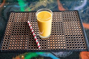 Mango Lassi at Bombay Food Junkies in St Louis