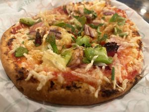 Masala pizza  at Bombay Food Junkies in St Louis