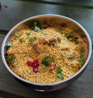 Kachori Chaat #Veganuary at Bombay Food Junkies in St Louis