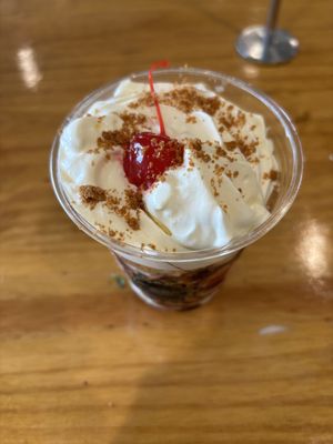 s’mores ice cream sundae! at Bombay Food Junkies in St Louis