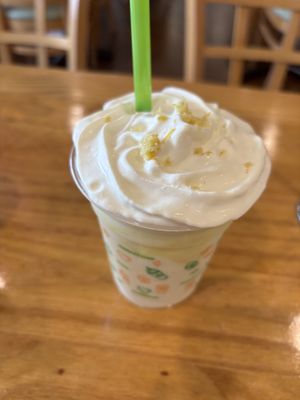 lemon curd shake!  at Bombay Food Junkies in St Louis