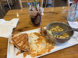 Took a break from eating this delicious food to take a quick photo before it was gone 😀  at Bombay Food Junkies in St Louis