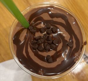 belgian chocolate shake  at Bombay Food Junkies in St Louis