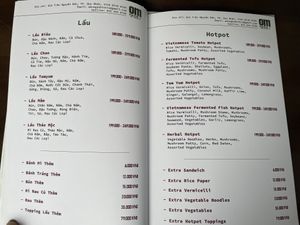 Menu 5  at OM - Vegan Bistro in Qui Nhon