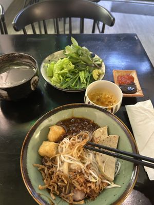 Pho - dry  at OM - Vegan Bistro in Qui Nhon