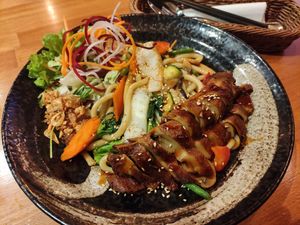 Udon with vegane Ente at Dream Vegan in Berlin