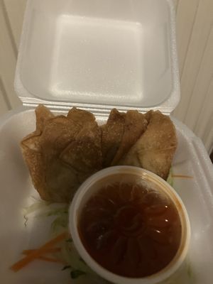 wonton crispy   at Dream Vegan in Berlin