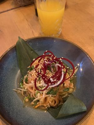 Papaya salad  at Dream Vegan in Berlin