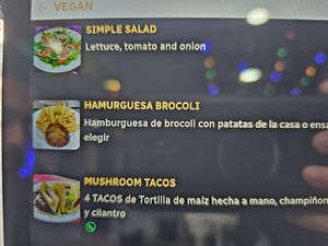 Menu at A Catriña  in A Coruna