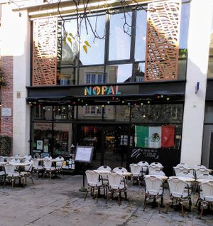 Entrance + Terrace at Nopal in Chartres