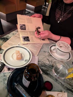 Final drink and agar sour jellies at Somewhere by Nico in Edinburgh