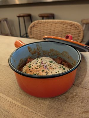 vegan meatballs at La Loca De Enfrente - Sandoval in Madrid