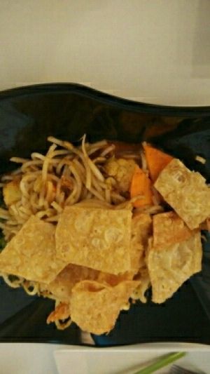 fried Laksa at Yuan Vegetarian Bistro in East Singapore