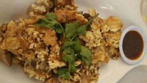 fried oyster (mock) at Yuan Vegetarian Bistro in East Singapore