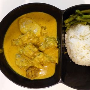 nonya curry rice at Yuan Vegetarian Bistro in East Singapore