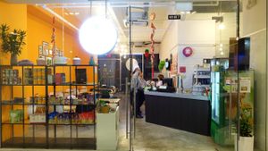 shop front  at Yuan Vegetarian Bistro in East Singapore