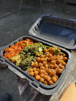 The combo plate  at Maruti Express in Portland