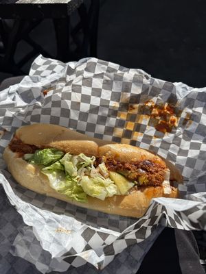 Vegan tikka masala chkn sub  at Maruti Express in Portland