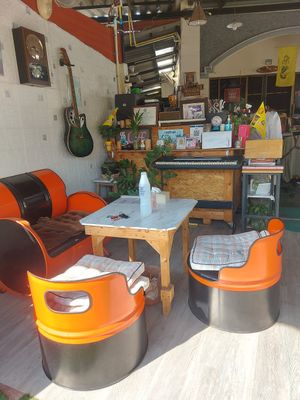 Shop interior at Jindy Vegetarian and Vegan Restaurant - ครัวเจอินดี้  in Chiang Mai