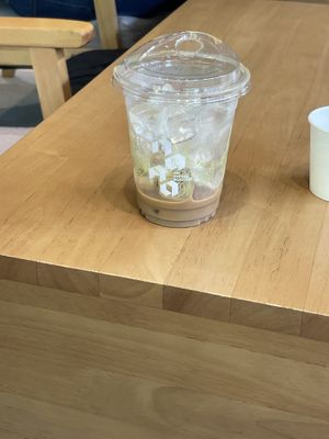 Iced latte oat milk   at Nana Coffee Roasters Ari in Bangkok