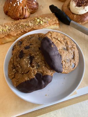 Vegan chocolate cookies at Staple Stores in Broadstairs