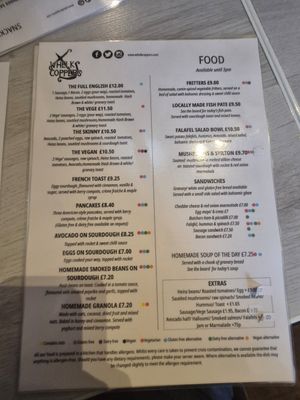 Vegan breakfast at Whelk Coppers Tea Rooms in Sheringham